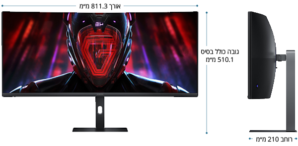 ��� ���� Xiaomi Curved Gaming Monitor G34WQi UWQHD ������