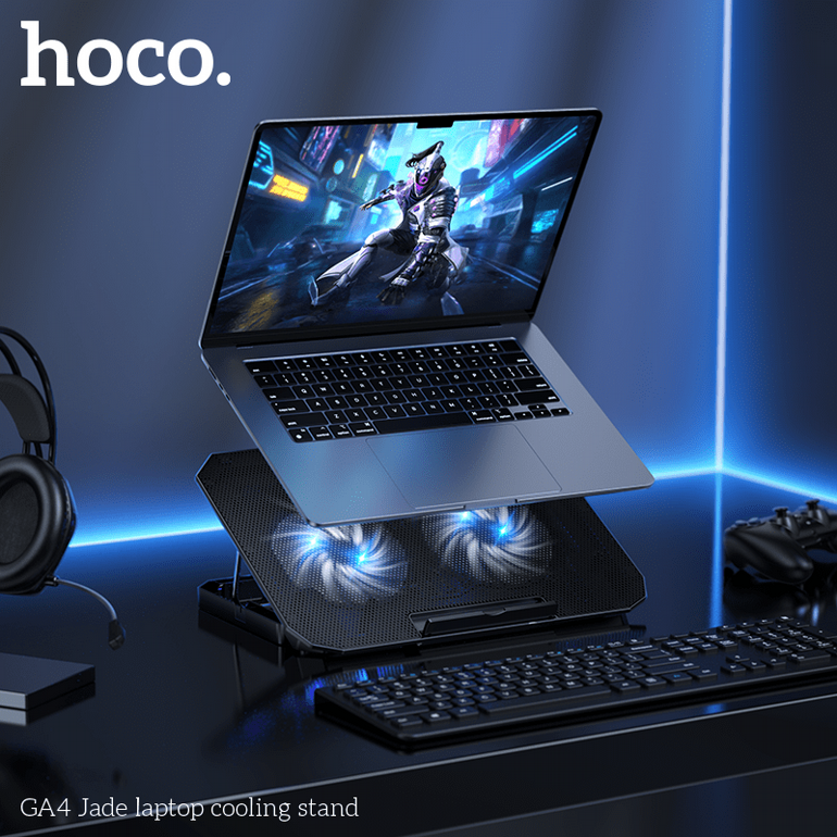 ���� ����� ����� ���� HOCO GA4 "Jade" Dual-Fan Cooling Stand