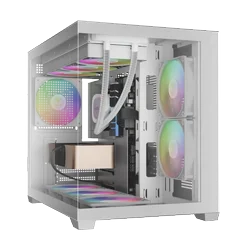 מארז מחשב גיימינג GAMDIAS AURA GC10M V2 WH ARGB White - לבן מארז מחשב גיימינג GAMDIAS AURA GC10M V2 WH ARGB White - לבן