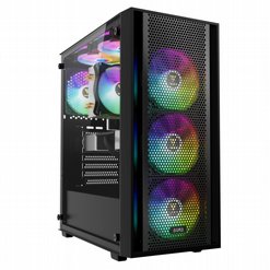 מארז מחשב GAMDIAS - AURA GC2 ELITE - Transparent Glass Side Panel - Black מארז מחשב GAMDIAS - AURA GC2 ELITE - Transparent Glass Side Panel - Black