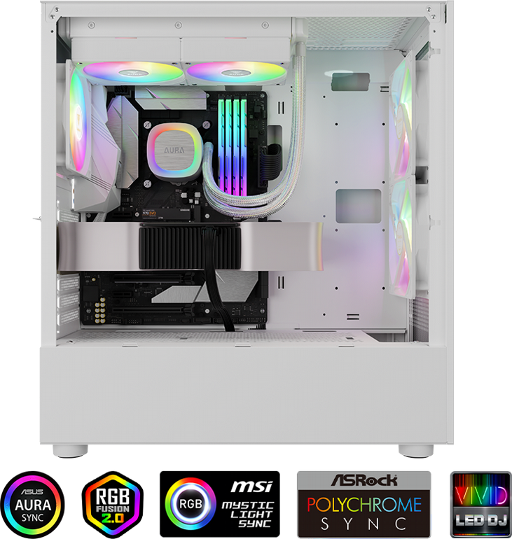 ����� ����� ����� Gamdias AURA GL240 V2WH ���