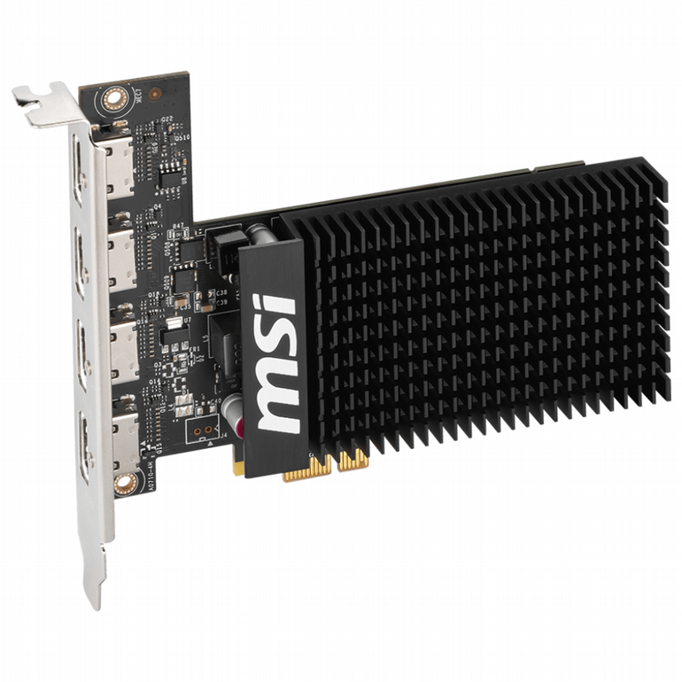����� ��� MSI - Nvidia GeForce - GT 710 - 2GD3H 4HDMI - 2GB