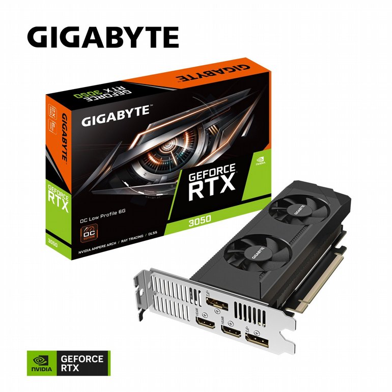 ����� ��� Gigabyte GeForce RTX 3050 OC Low Profile 6G GV-N3050OC-6GL