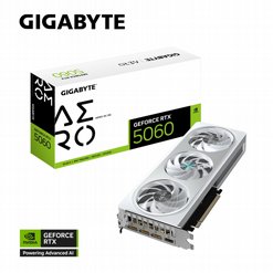 כרטיס מסך Gigabyte GeForce RTX 5060 8GB AERO OC GV-N5060AERO OC-8GD כרטיס מסך Gigabyte GeForce RTX 5060 8GB AERO OC GV-N5060AERO OC-8GD
