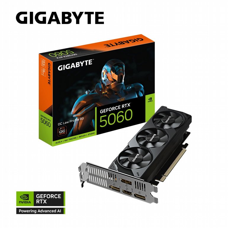 ����� ��� Gigabyte GeForce RTX 5060 OC Low Profile 8G GV-N5060OC-8GL