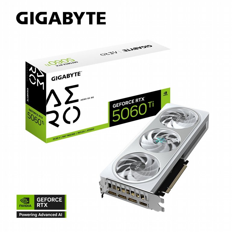 ����� ��� Gigabyte GeForce RTX 5060 Ti 8GB Aero GV-N506TAERO OC-8GD