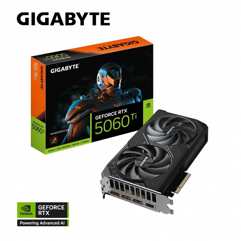 ����� ��� Gigabyte RTX 5060 Ti WindForce 2 8GB GV-N506TWF2-8GD
