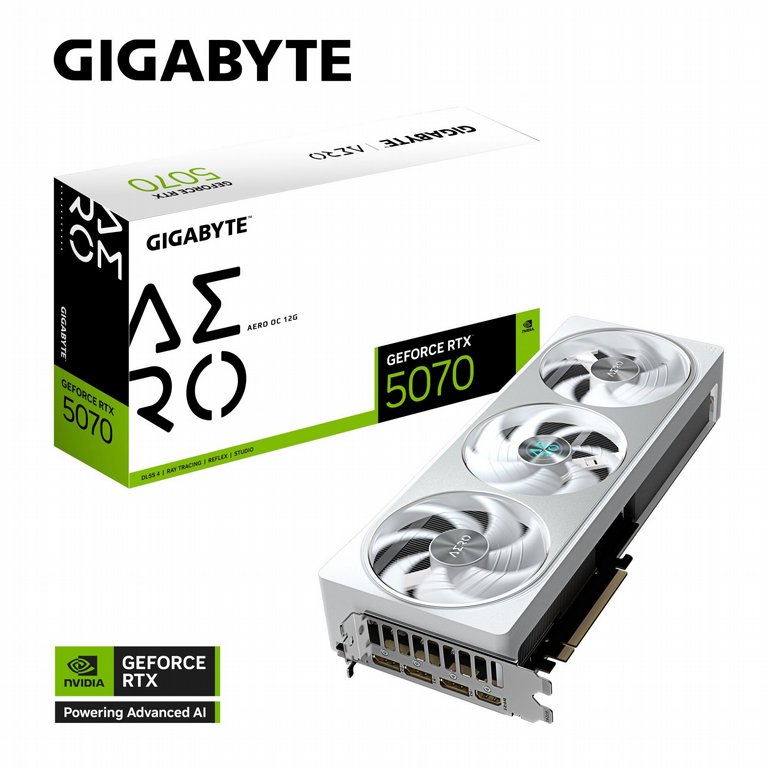 ����� ��� Gigabyte GeForce RTX 5070 12GB AERO OC GV-N5070AERO OC-12GD