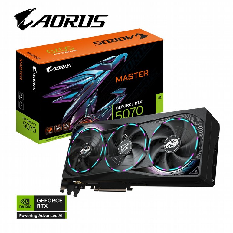 ����� ��� Gigabyte AORUS GeForce RTX 5070 MASTER 12G GV-N5070AORUS M-12GD
