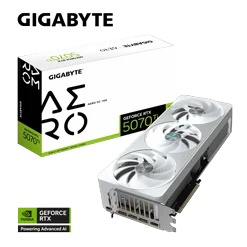 כרטיס מסךGigabyte GeForce RTX™ 5070 Ti AERO OC 16G כרטיס מסךGigabyte GeForce RTX™ 5070 Ti AERO OC 16G