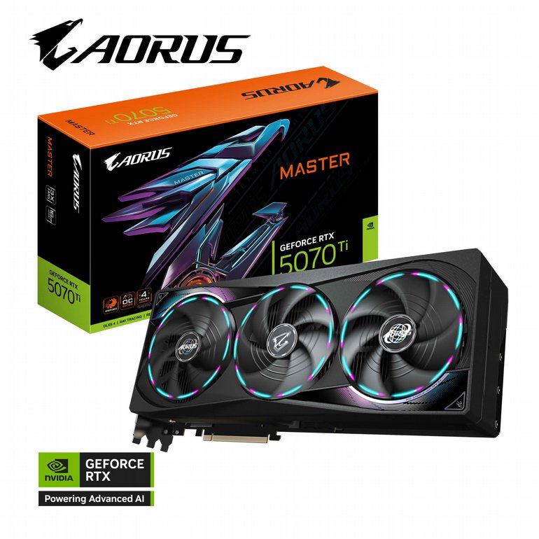 ����� ��� Gigabyte AORUS GeForce RTX� 5070 Ti MASTER 16G GV-N507TAORUS M-16GD