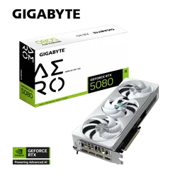 כרטיס מסךGigabyte GeForce RTX™ 5080 AERO OC SFF 16G כרטיס מסךGigabyte GeForce RTX™ 5080 AERO OC SFF 16G