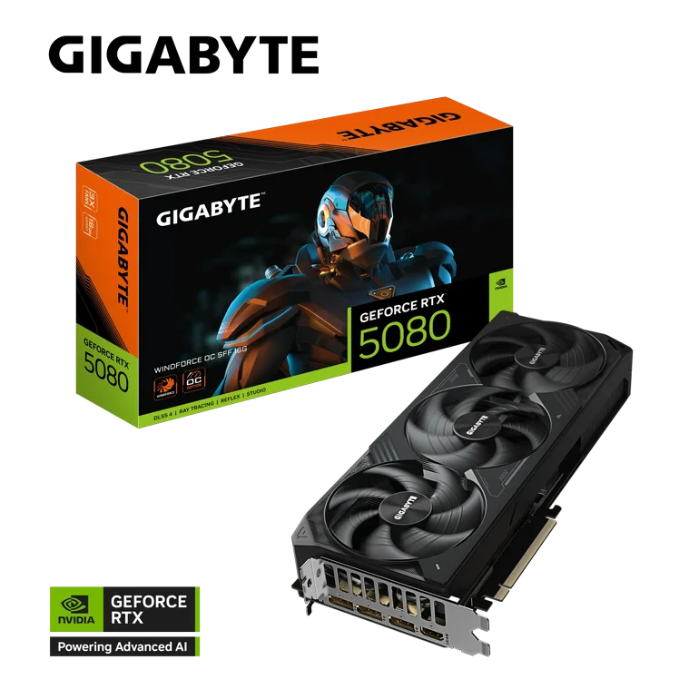 ����� ���Gigabyte GeForce RTX� 5080 WINDFORCE OC SFF 16G  