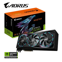 כרטיס מסךGigabyte AORUS GeForce RTX™ 5090 MASTER 32G כרטיס מסךGigabyte AORUS GeForce RTX™ 5090 MASTER 32G