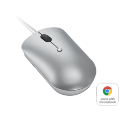 ����� �������� ����� Lenovo 540 USB-C Wired Compact Mouse (Cloud Grey) GY51D20877 �����