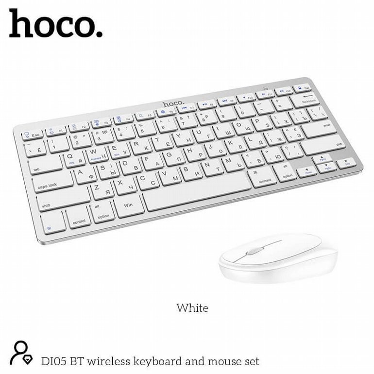 ��� ����� ����� ������ HOCO - DI05 BT Keyboard and mouse set ������/�����
