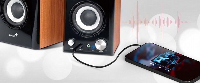 ������� �����  Genius SP-HF500A II Hi-Fi Wood Speakers