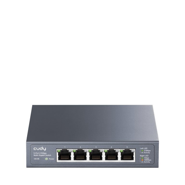 ��� ���� Cudy HS105 5-Port 2.5G Multi-Gigabit Switch.