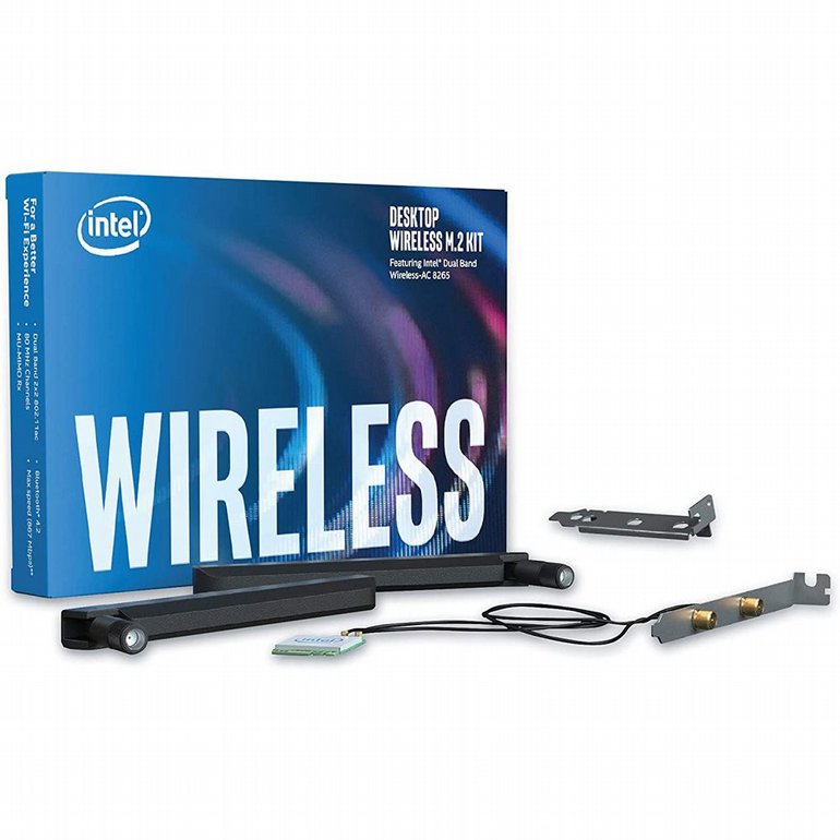 ����� ��� ������� Intel - M.2 Wireless Dual Band 2230 Desktop Kit - Wi-Fi AC + Bluetooth 4.2 