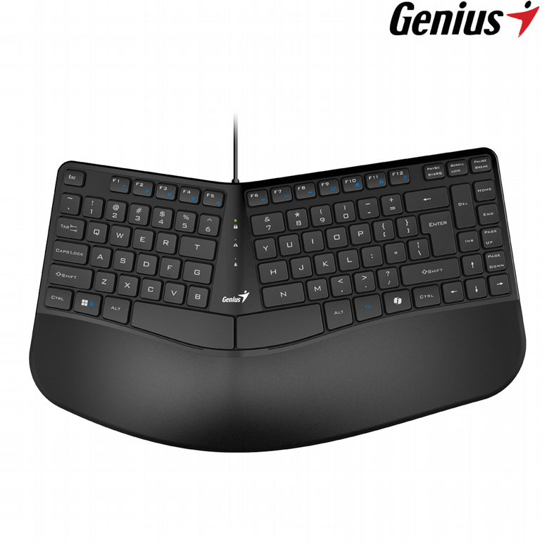 ����� ����� ��������� Genius - KB-700 - Ergonomic Keyboard (HEB)