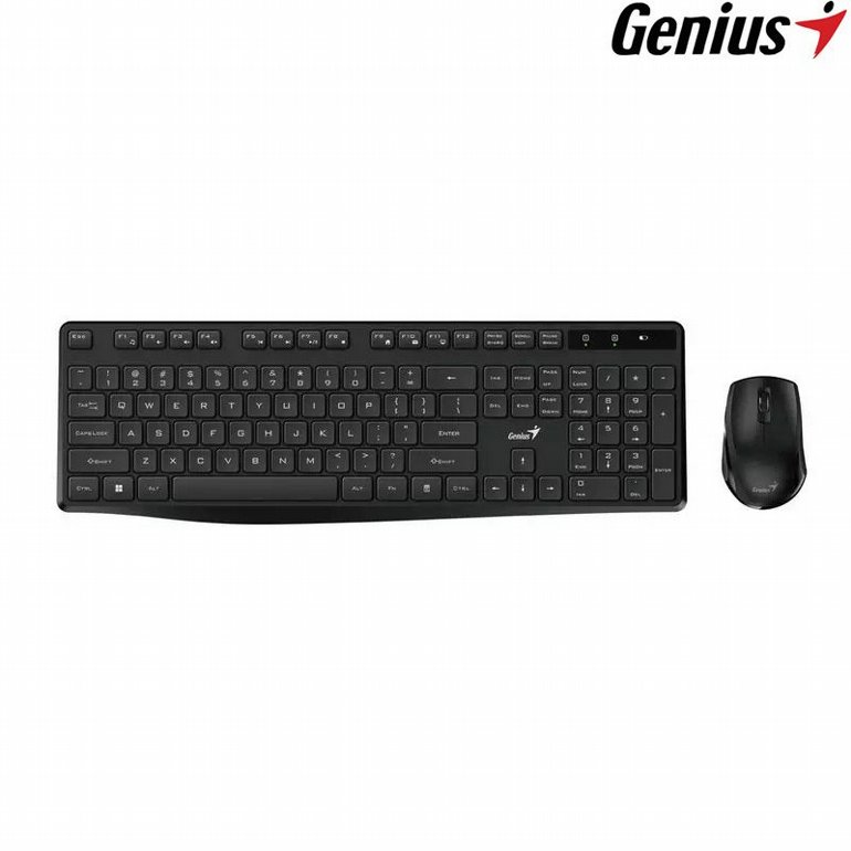 �� ������ ����� ����� Genius - KM-8206S (EN/HEB) - Wireless Silent KBM Combo