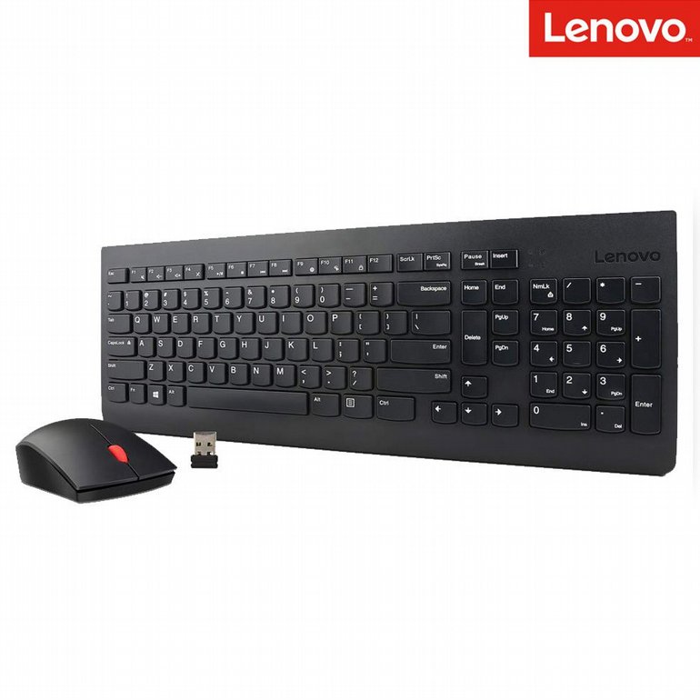 �� ������ ����� ����� 3 ���� Lenovo - 510 Wireless Combo Keyboard and Mouse - Black (EN/HEB/RUS)