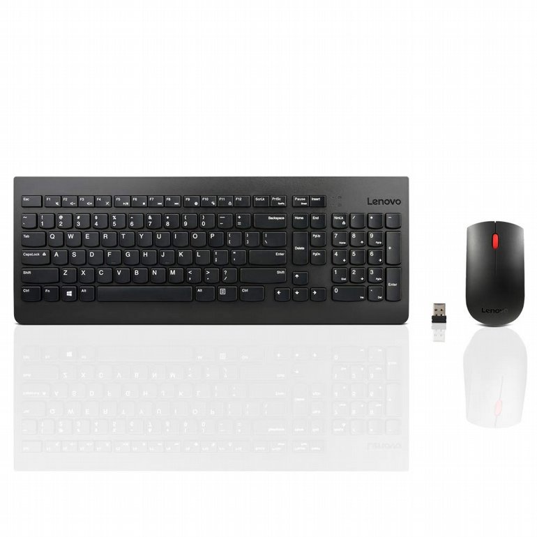 �� ������ ����� ����� 3 ���� Lenovo - 510 Wireless Combo Keyboard and Mouse - Black (EN/HEB/RUS)