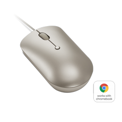 ����� �������� ����� Lenovo 540 USB-C Wired Compact Mouse (Sand) GY51D20879 �����