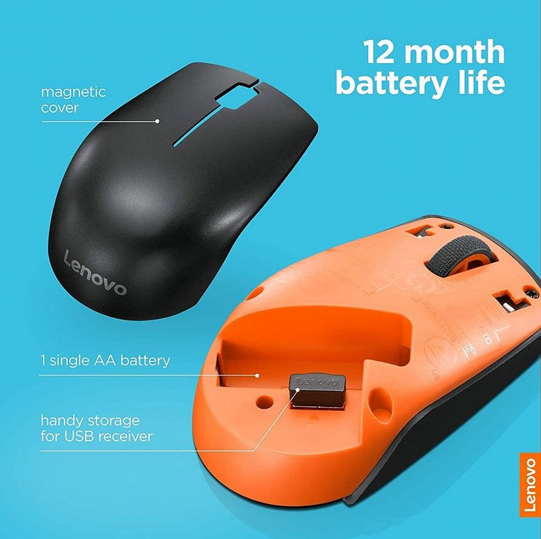 ���� ������  Lenovo - 300 - Wireless Compact Mouse ����