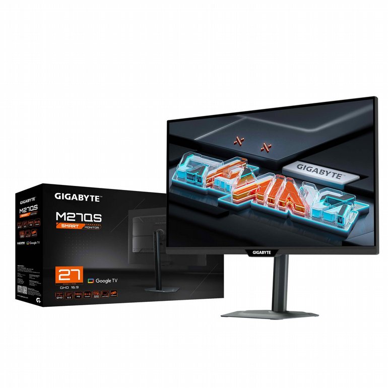 ��� ���� ������� Gigabyte - M27QS - 27" QHD 180Hz 1ms SS IPS 