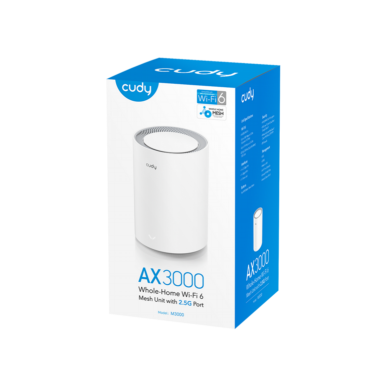 ��� ������ ����� ���� ����� MESH � M3000 2.0 AX3000 1-Pack Cudy ���