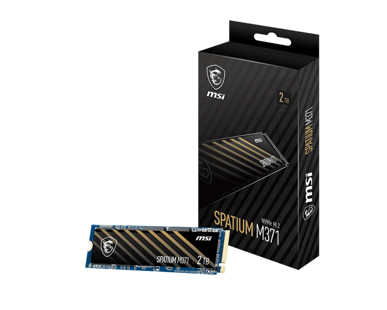 ���� MSI SSD 500GB SPATIUM M371 NVMe M.2 2280 5Y