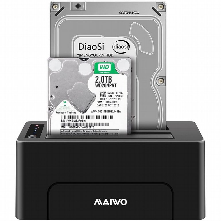 ���� ����� HDD Docking Station - Maiwo - K3082 - USB 3.0 2.5" or 3.5