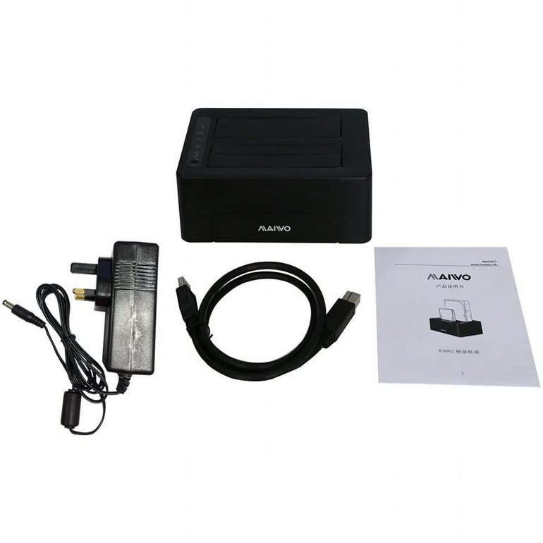 ���� ����� HDD Docking Station - Maiwo - K3082 - USB 3.0 2.5" or 3.5