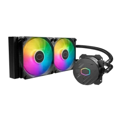 קירור נוזלי למעבד CoolerMaster MasterLiquid 240L Core ARGB קירור נוזלי למעבד CoolerMaster MasterLiquid 240L Core ARGB