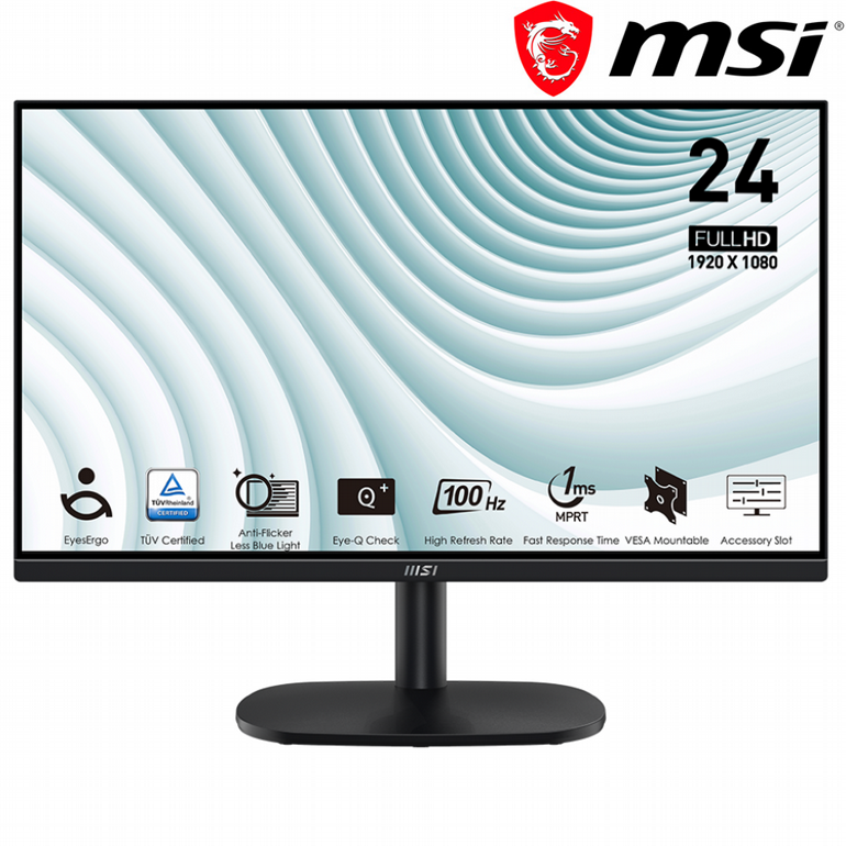 ��� ����  MSI - PRO MP245V - 23.8" FHD 100Hz  1ms VA