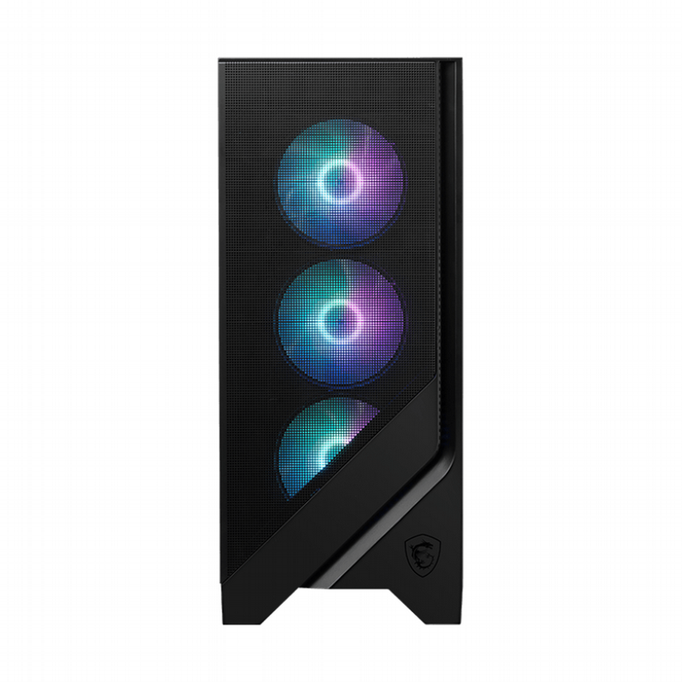 ���� ���� MSI - MAG FORGE 320R AIRFLOW BLACK - Transparent Glass Side