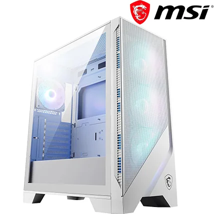 ���� ���� MSI - MAG FORGE 320R AIRFLOW WHITE - Transparent Glass Side