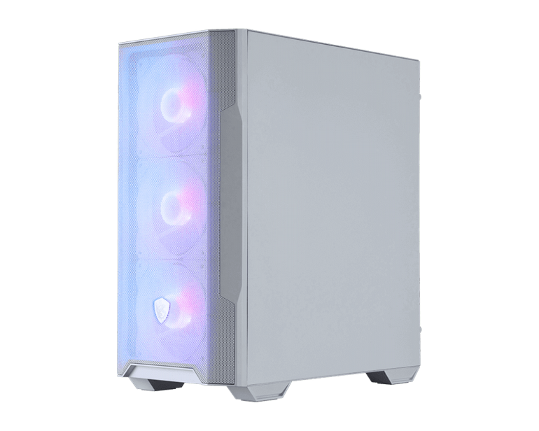 ���� ���� MSI - MAG FORGE M100R WHITE - Transparent Glass Side