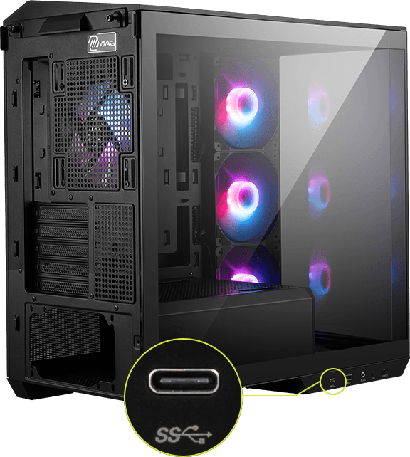���� ����  MSI - MAG PANO M100R PZ White - Transparent Glass  Panels