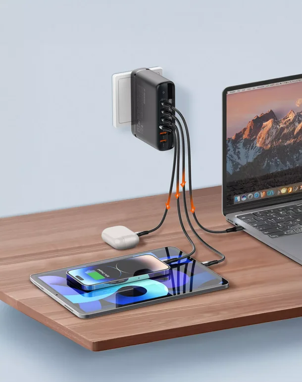 ���� ����� ������� 140W �� 6 ������ Miracase Super Fasrt Charger MWC140W