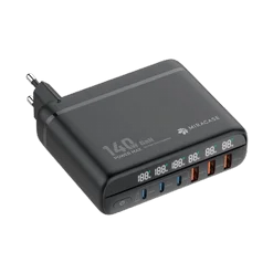 עמדת טעינה עוצמתית 140W עם 6 יציאות Miracase Super Fasrt Charger MWC140W עמדת טעינה עוצמתית 140W עם 6 יציאות Miracase Super Fasrt Charger MWC140W