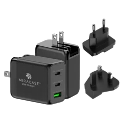 ���� Miracase MWC65U � Universal 65W Triple Port Travel Charger
