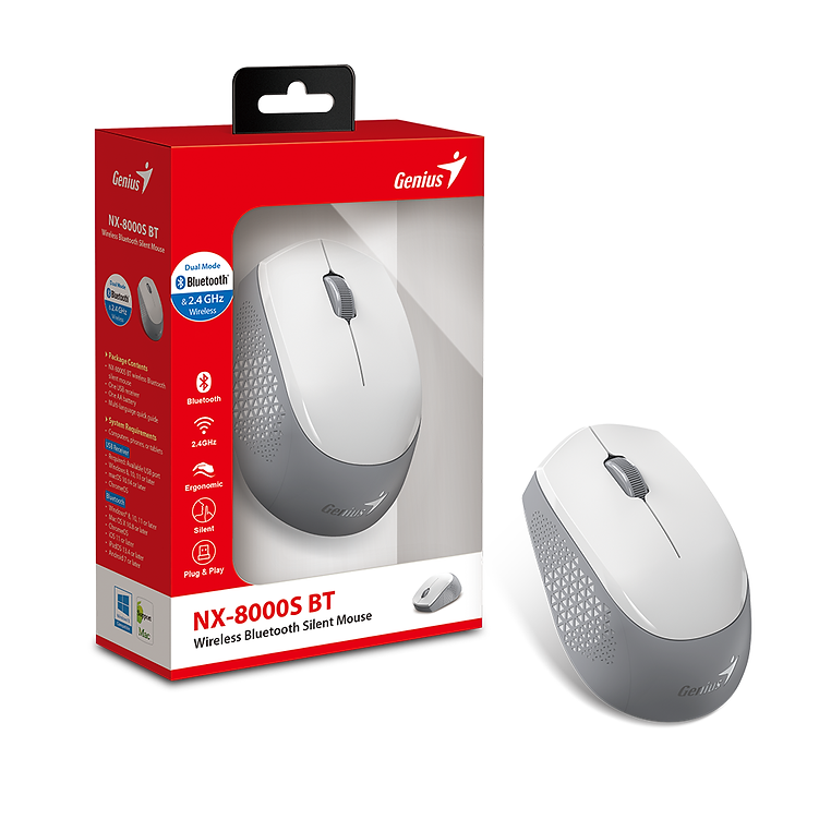 ���� ������ ������ Genius - NX-8000S BT - White ���