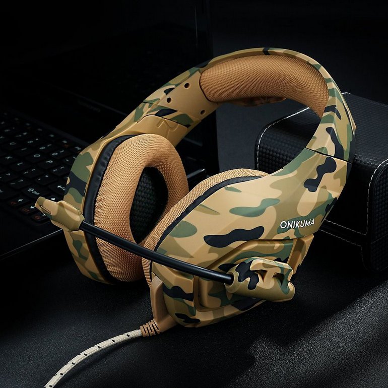 ������� ������� Onikuma - K1B (Stereo) - Cloth Earpads - Military