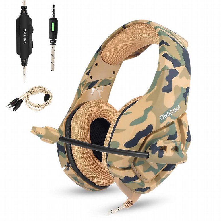 ������� ������� Onikuma - K1B (Stereo) - Cloth Earpads - Military