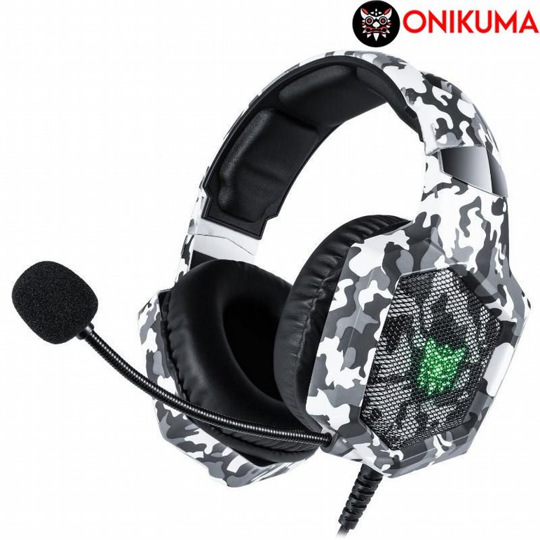 ������� ������� Onikuma - K8 LED Camo White (Stereo)