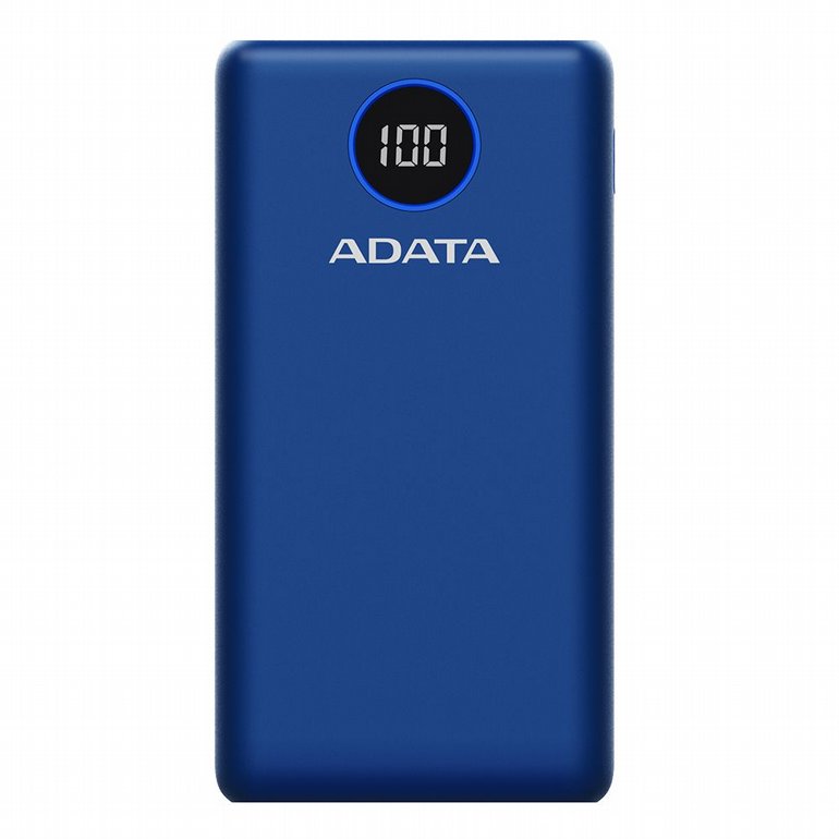 ����� ����� ����� ADATA AP20000QCD 20,000mAh Power Bank USB Black White Blue