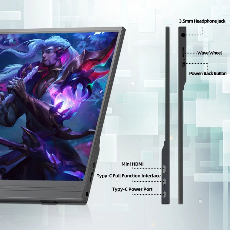 ��� ���� ���� ZSUS - PM15AEU - Portable Monitor - 15.6" FHD 60Hz IPS