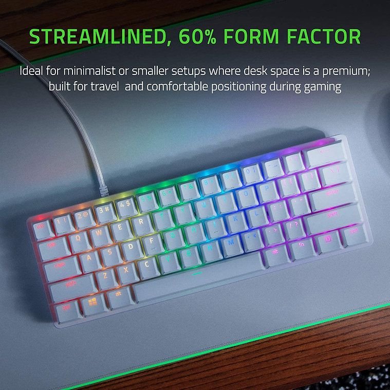 ������ Razer Huntsman Mini [Mercury + Red Switches] �����